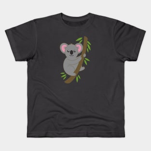 Baby Koala Bear Hugging a Tree Kids T-Shirt